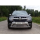 Защита передняя двойная 60/42 мм ТСС для Renault Duster 2015-2021