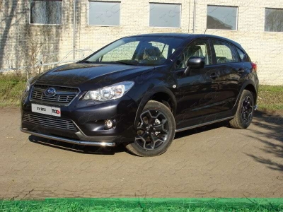 Накладка решётки радиатора нижняя 12 мм ТСС для Subaru XV 2011-2017