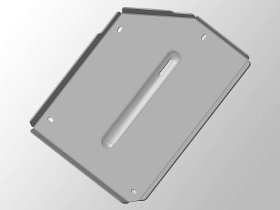 Защита бака ТСС алюминий 4 мм для Jeep Renegade 2015-2021