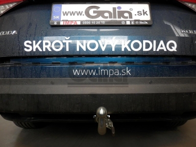 Фаркоп оцинкованный Galia шар C съемный для Skoda Kodiaq 2017-2021