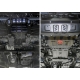 Защита картера, КПП, радиатора и РК Автоброня для 2,7/2,8D сталь 2 мм для Toyota Fortuner 2017-2021