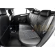 Чехлы на сидения Rival, задняя спинка 40/60, рисунок строчка для Skoda Rapid 2020-2021