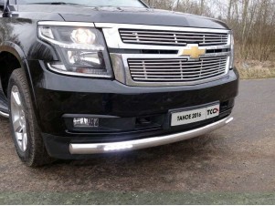 Накладка решётки радиатора верхняя 12 мм для Chevrolet Tahoe № CHEVTAH16-03
